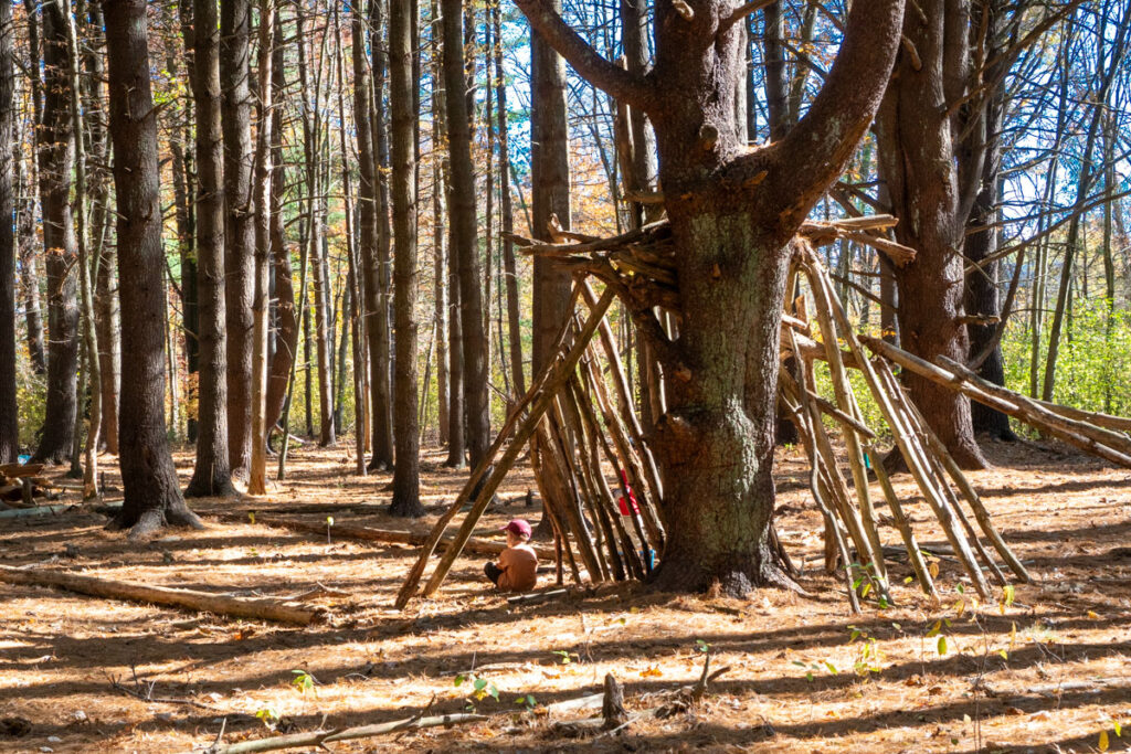 Nature study at Riverbend school