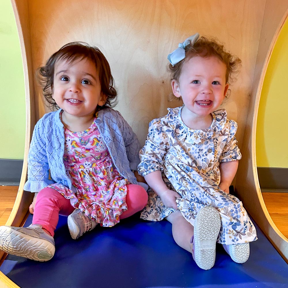 Toddlers playing together