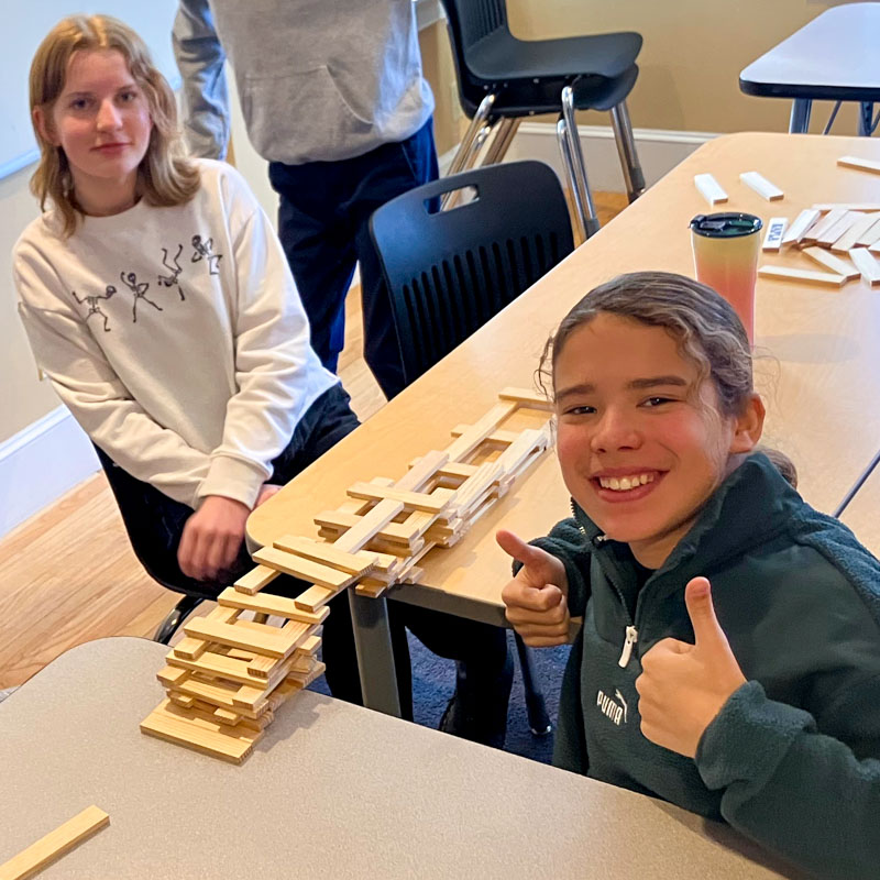 Middle school math students