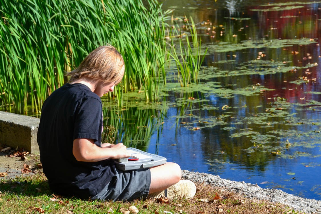 Middle school student